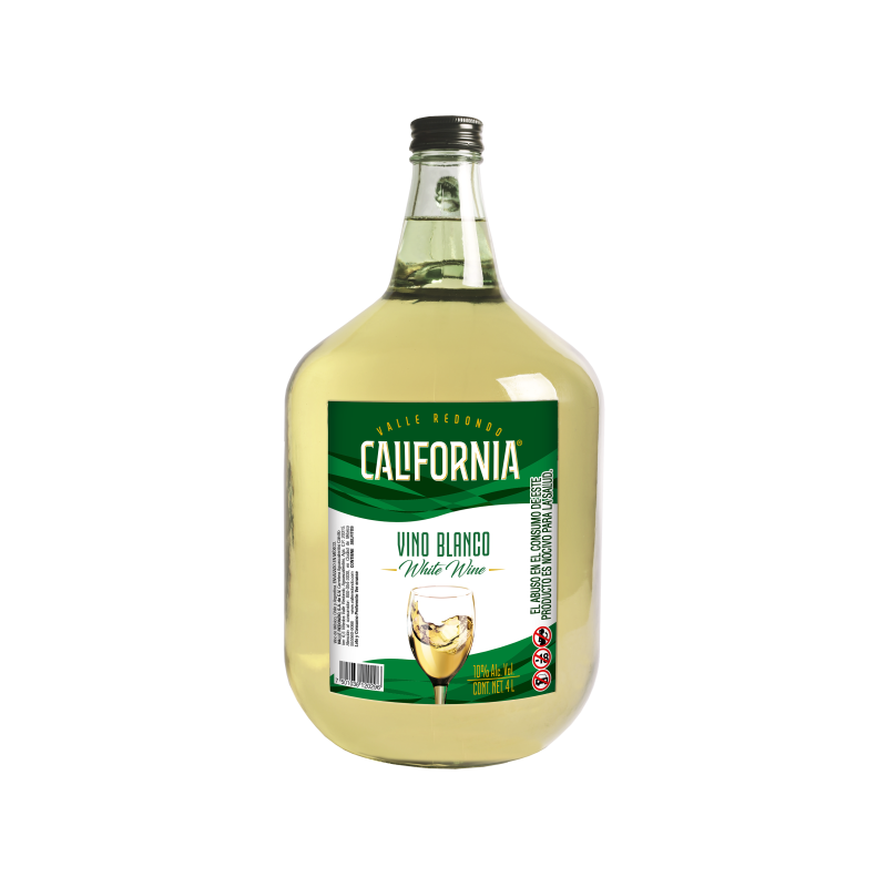 Blanco California 4 litros (garrafón) (sólo CDMX y área metropolitana)