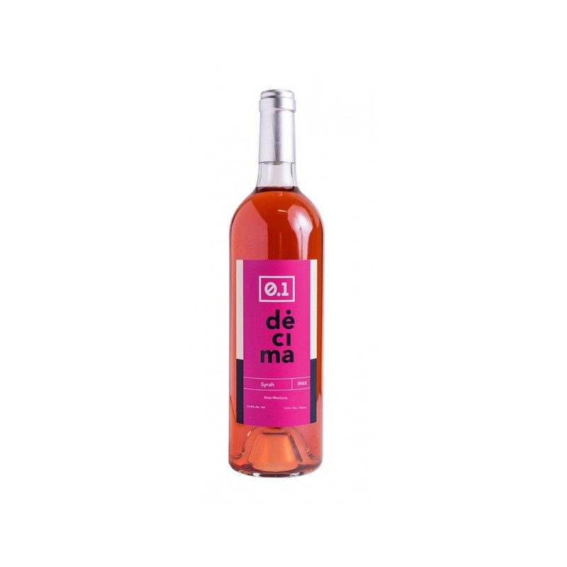 ROSADO DECIMA SYRAH 750 ML.