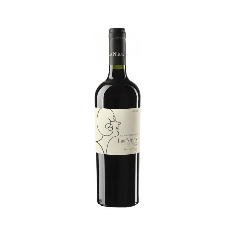 TINTO LAS NIÑAS ELLA CABERNET SAUVIGNON RESERVA 750 ML.